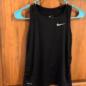 Nike black athletic tank top